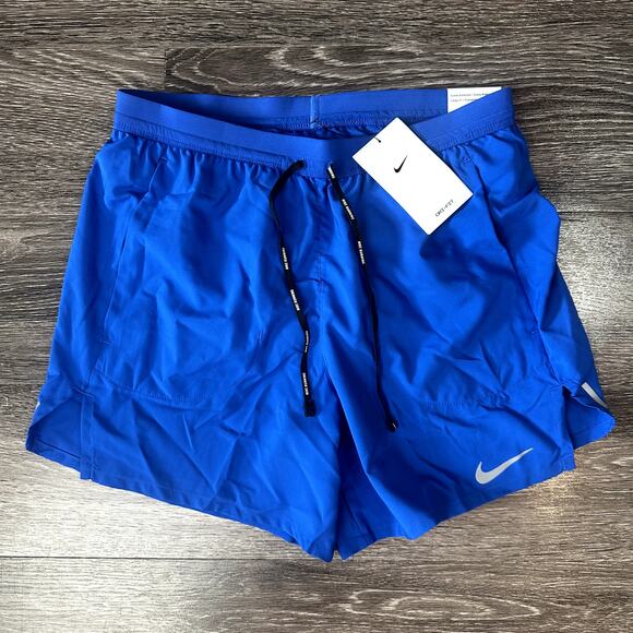 Nike Men's Small Dri-FIT Flex Stride 5" Lined Blue Running Shorts CJ5453-480 NWT - Picture 1 of 4
